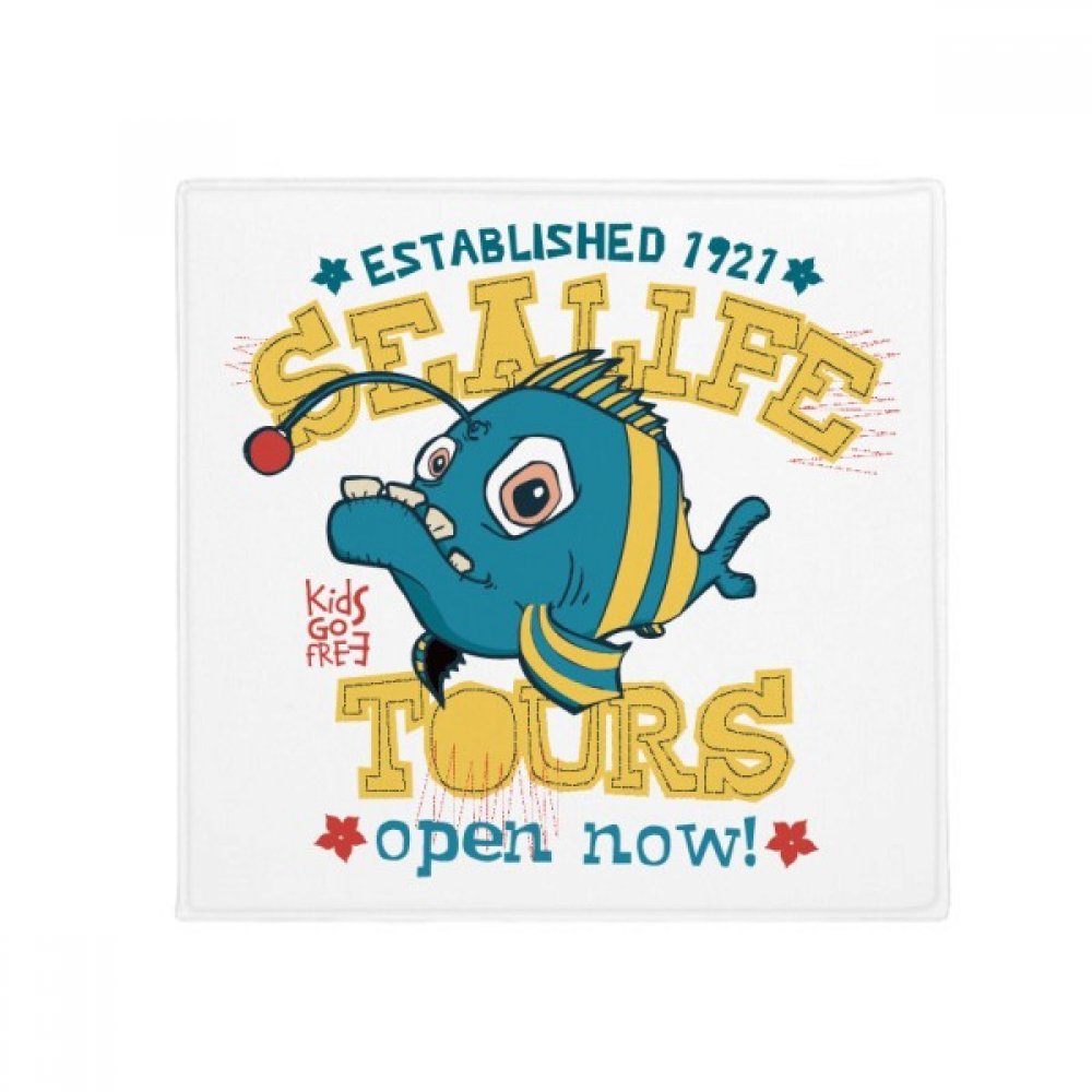 Pet Mat Poisson tapis de sol antidérapant multicolore 50x50cm salon salle de bain