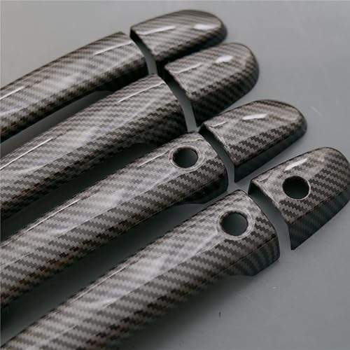 Miniatura 3 de 1juego de Sport Fibra de Carbono Estilo cubierta de la manija de la puerta recortar para Mazda 236CX-3CX-5CX-9