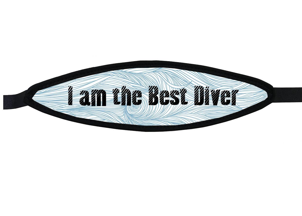 Best Divers, Neoprene Mask Strap, Tear-off Terminals. Best Divers