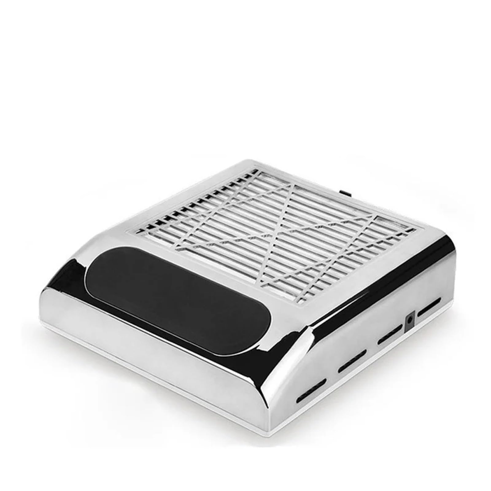 Odkurzacz do Paznokci, Wentylator wyciągowy do odkurzacza do manicure do odkurzacza do paznokci silny Aspirator ssący z filtrem odpylacz do paznokci(Silver)