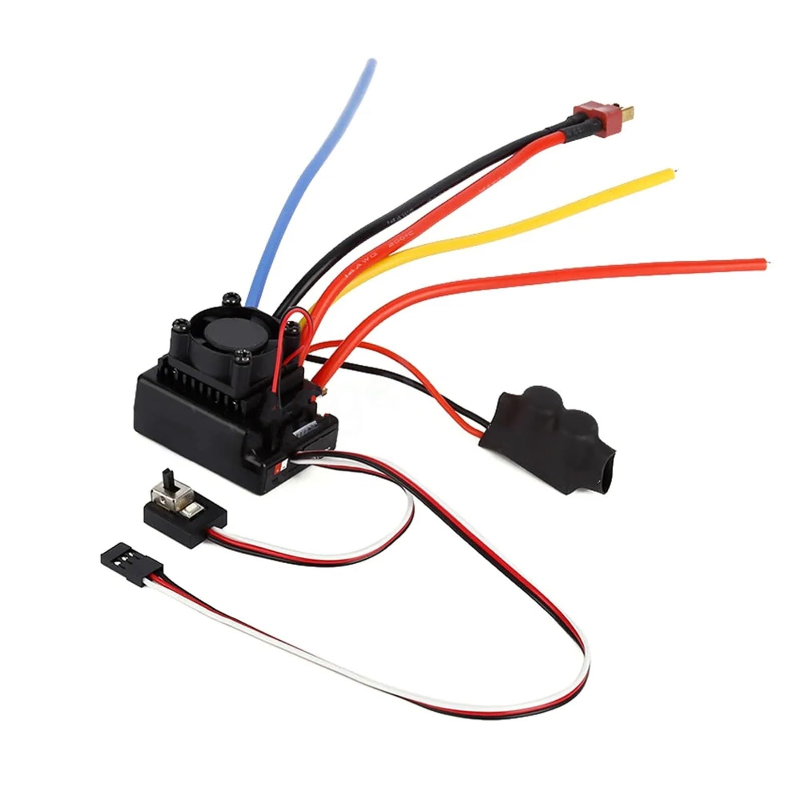 ESC 80A sin escobillas con sensor para solucionar tirones en coches RC 1/10 6