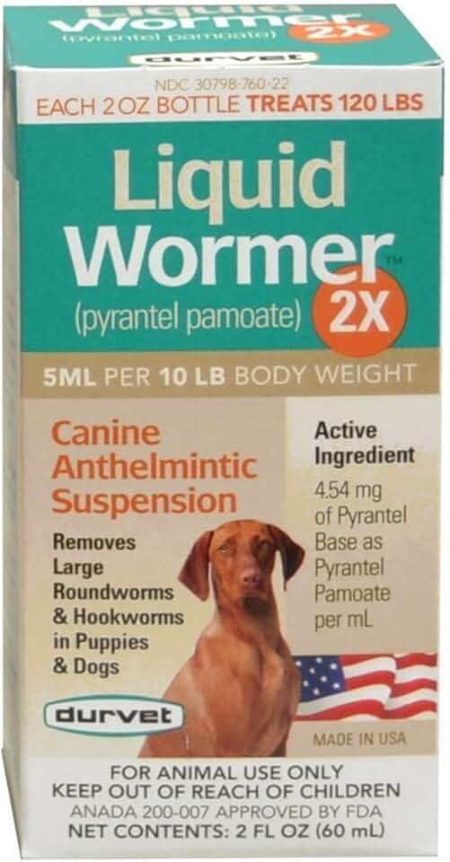 Durvet 2X Liquid Wormer, 2-Ounce