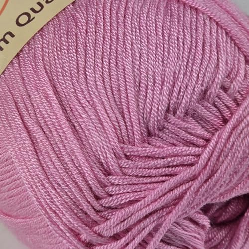 Image of 10-Pack of Yonkey Monkey 500 Grams Yarn - 70% Rayon derived from Bamboo, 30% Cotton - Imported - Pink 9025