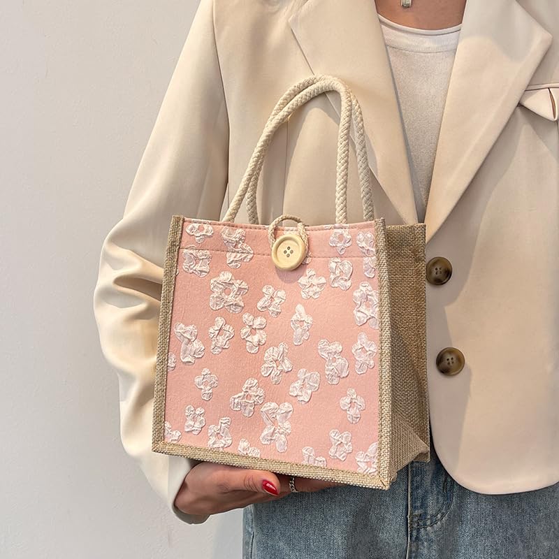 Bolso pequeño tote bordado para mujer miniatura 3