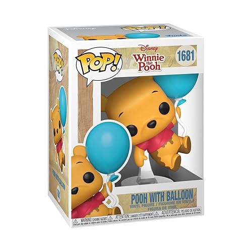 Funko Pop! Disney: Winnie The Pooh - Pooh with Balloon - Collectable Vinyl Figure - Gift Idea - Official Merchandise - Toys for Kids & Adults - Disney Fans