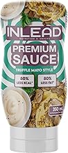 INLEAD - Premium Sauce - Light Sauce | 80% Less Calories & 80% Less Fat | Perfect for Dieting | Low Calorie Diet | Vegan | Gluten Free | Lactose Free - 350 ml (Truffle Mayo Style)