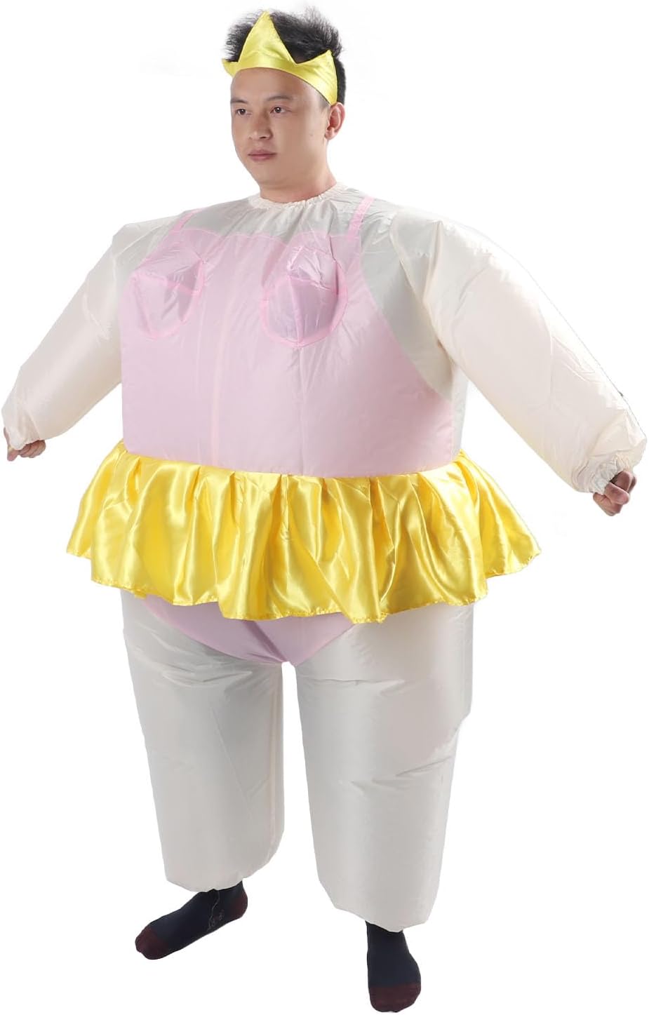 CCYLEZ Blow Up Suit, Widely Used Inflatable Ballerina Costume with Blower for Party