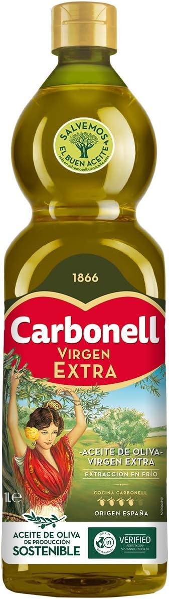 Carbonell Olive Oil Virgen Extra 1 litro (Pack 3)