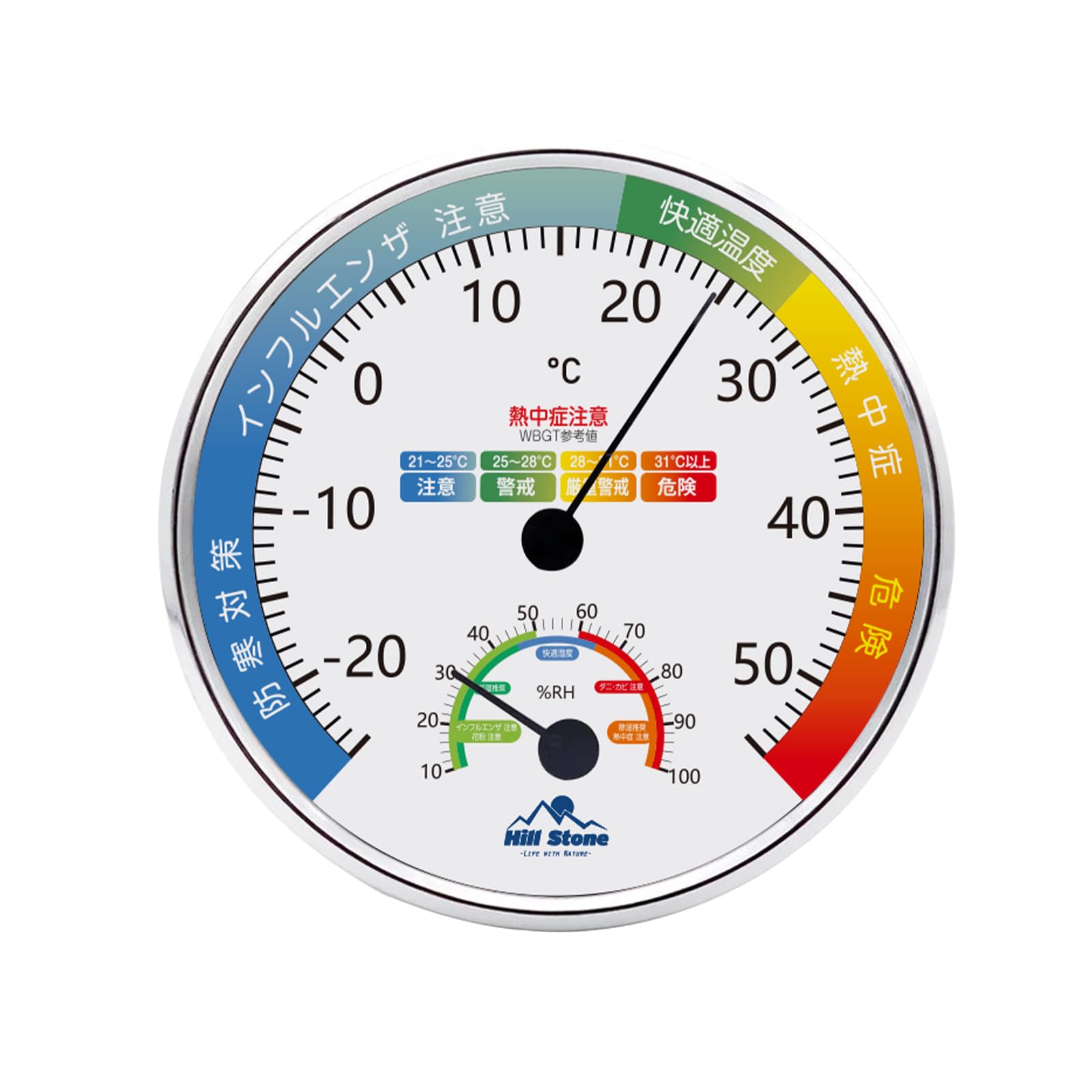 ジメジメ様  専用 Amazon.co.jp: Fkstyle【アナログ丸型温湿度計2個セット】大文字盤