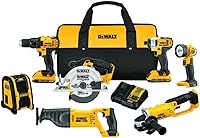 Vista 1 de DEWALT Kit combinado 20V MAX, compacto de 7 herramientas (DCK720D2)