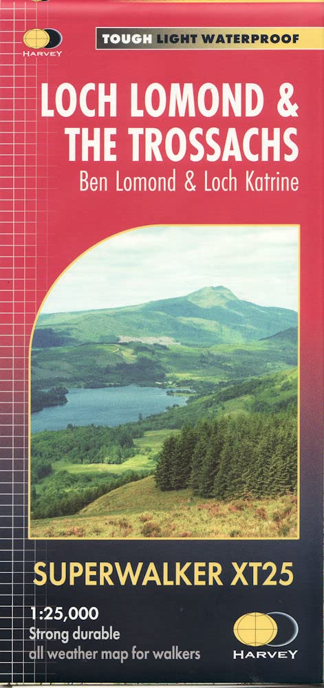 Loch Lomond & the Trossachs Superwalker Map -