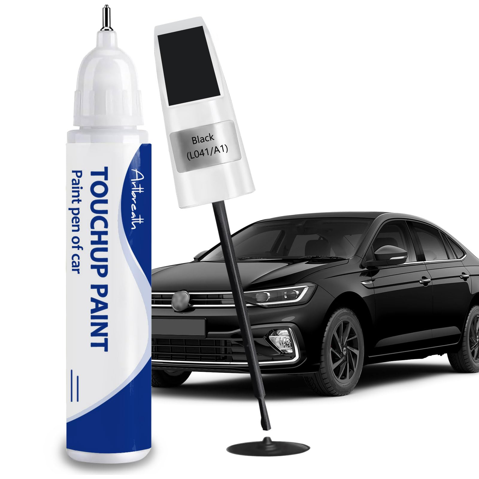 Black(L041/A1) Touch Up Paint for Volkswagen-Exact Match–Chips and