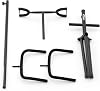 Tiger Music GST100-BK Double Guitar Stand - Black