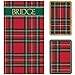 Caspari Plaid Bridge Gift Set, 2 Playing Card Decks & 2 Score Pads
