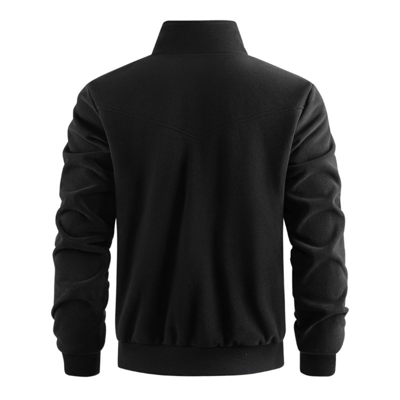 Greabuy Chaqueta de forro polar con calefacción recargable con paquete de batería, chaquetas térmicas de 8 zonas con cuello térmico para mujeres y hombres, abrigo térmico eléctrico suave