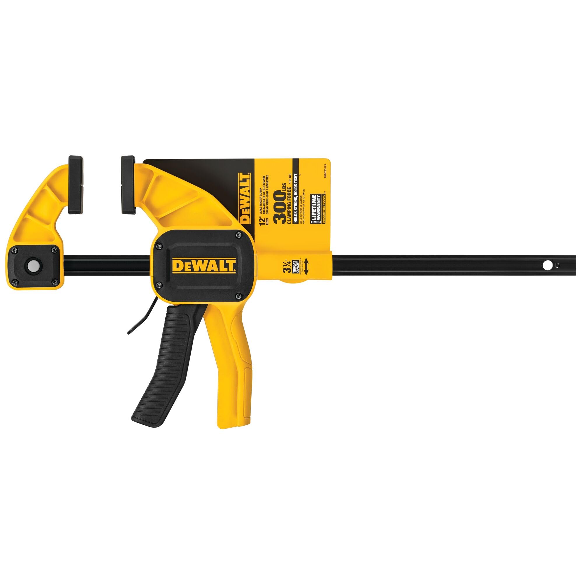 DeWalt 12 en. Grande disparador