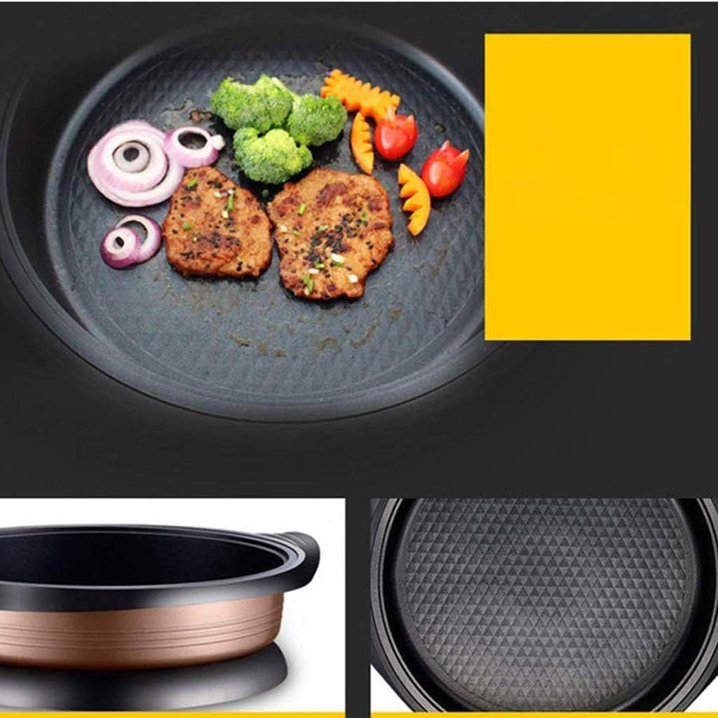 Electric hot Pot, Non-stick Wok, for Steak, Eggs,Fried Rice,Multifunctional Hot Household Cooking And Frying