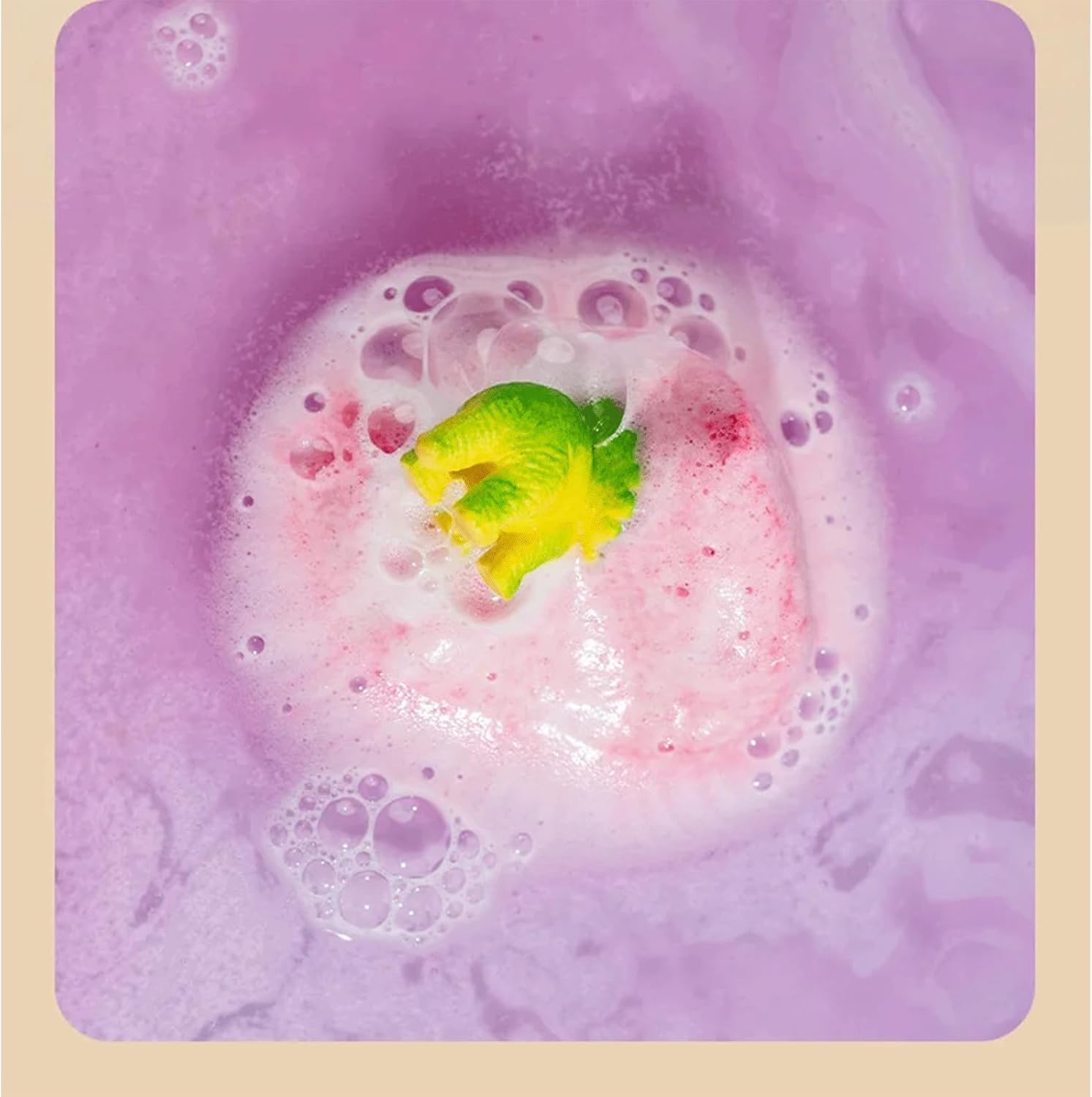 Easter Bath Bombs with Surprise Inside, Bath Bombs for Kids, 6 Pack Dinosaur Egg with Surprise Dinosaur Toys Inside, Natural Sea Salt Color Changing Spa Bath Balls (Pink)