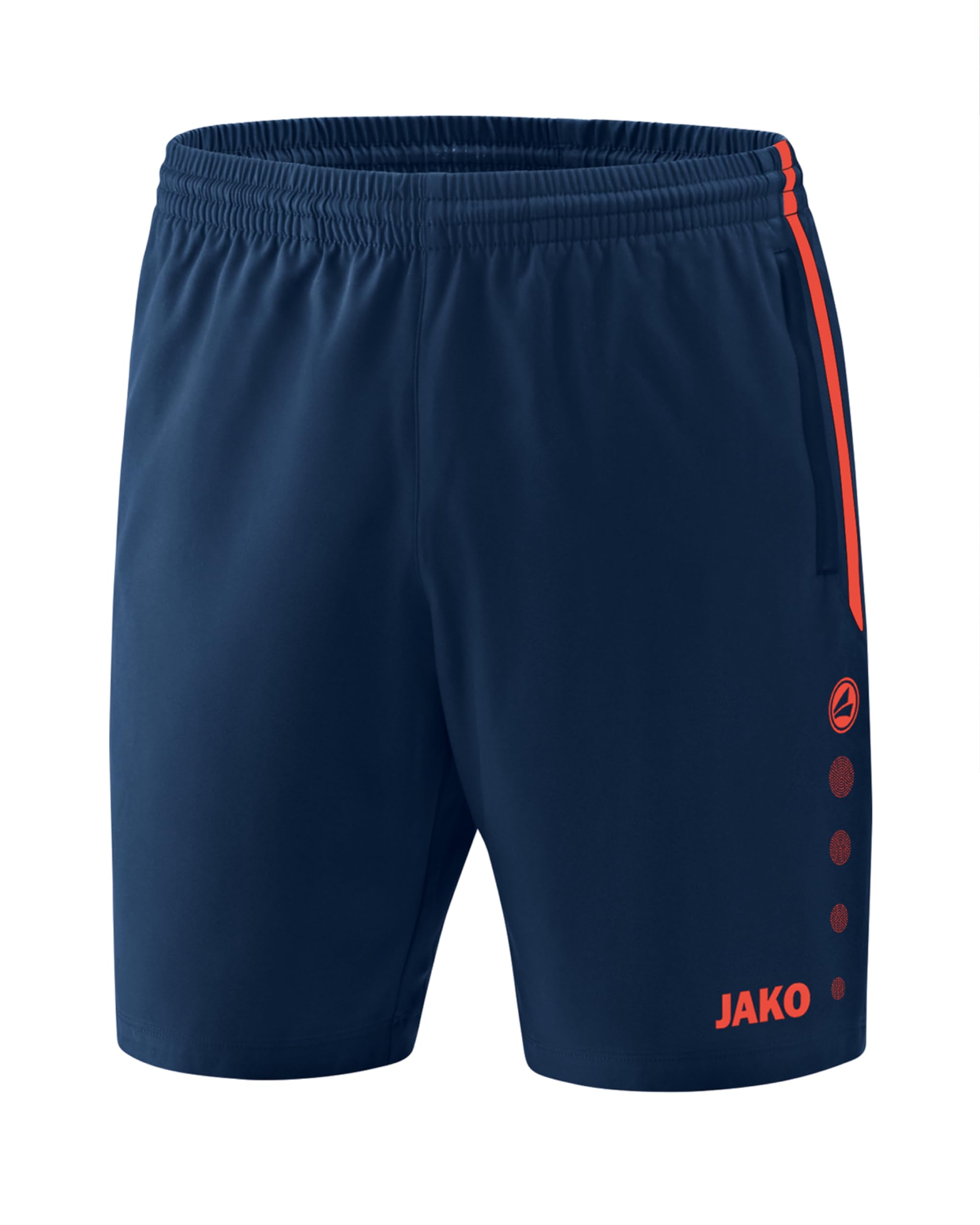 JAKO Competition 2.0 Shorts Women's Shorts - Navy/Flame, 42-44