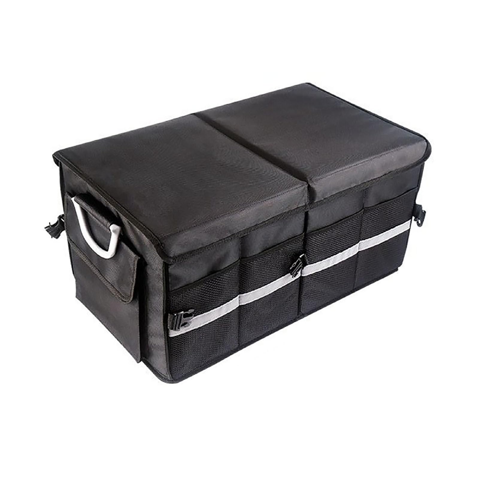 YPSQQHD Compatible with Hyundai Genesis Grandeur Equus, Car Trunk Storage Box Car Organizer, Portable Foldable Storage, Multi-purpose Accessorie,Black-L