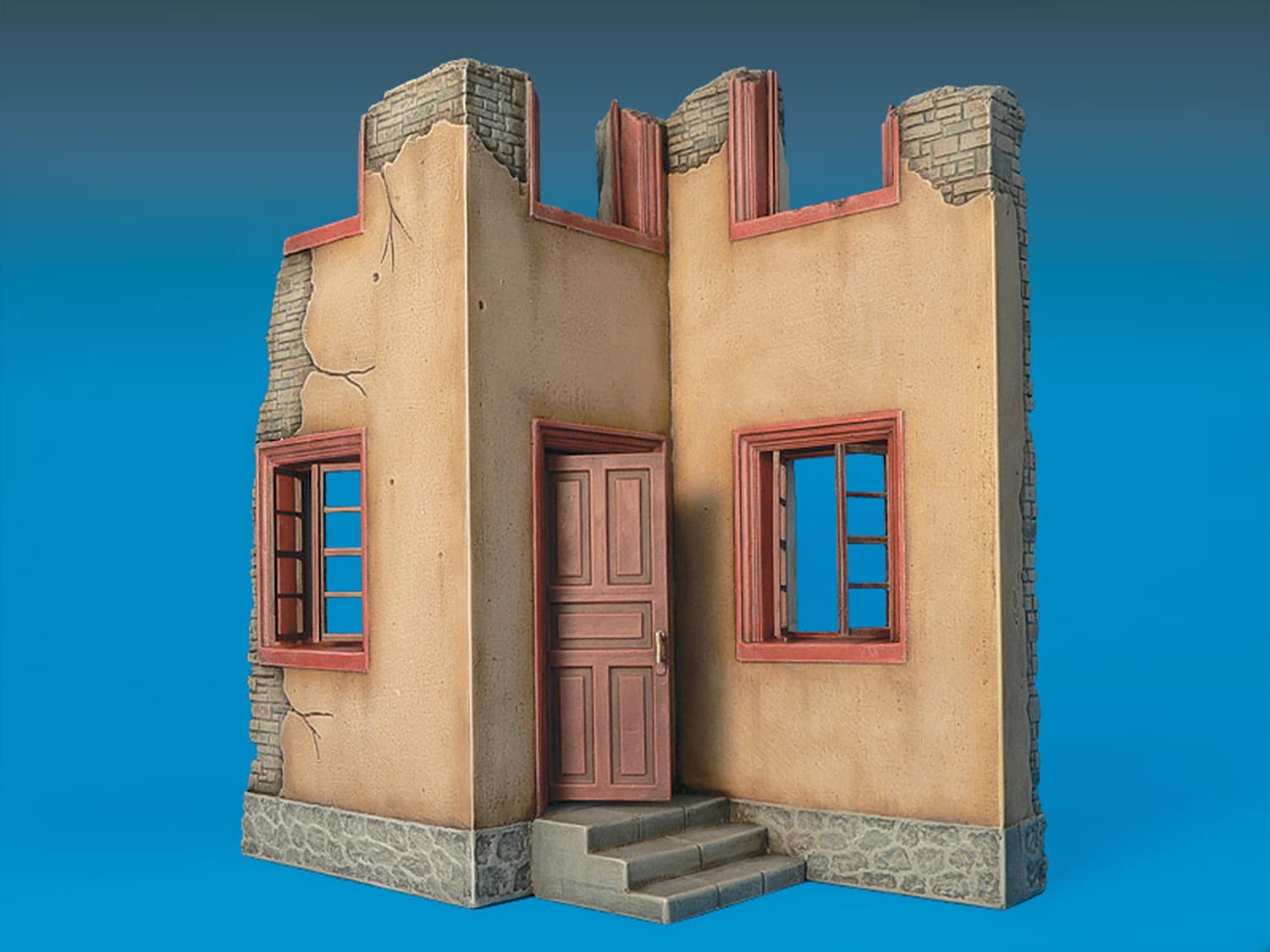 Amazon | ミニアート 1/35 廃墟の家2 ジオラマアクセサリー MA35527