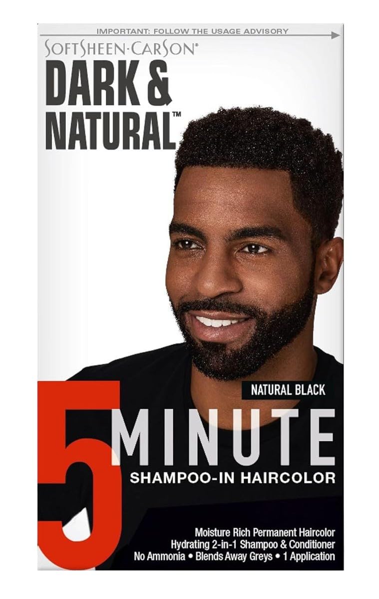 Dark & Natural Color Men Natural Black (3 Pack)
