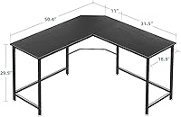 Vista 3 de Elephance - Mesa de trabajo con forma de L