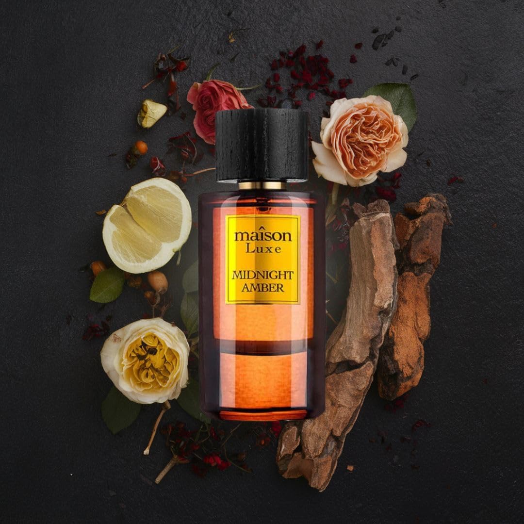 ⭐︎hiand⭐︎ Maison H. Eau de Parfum（Night） Armaf Hamidi Maison Luxe Midnight Amber Parfum Alcohol Free