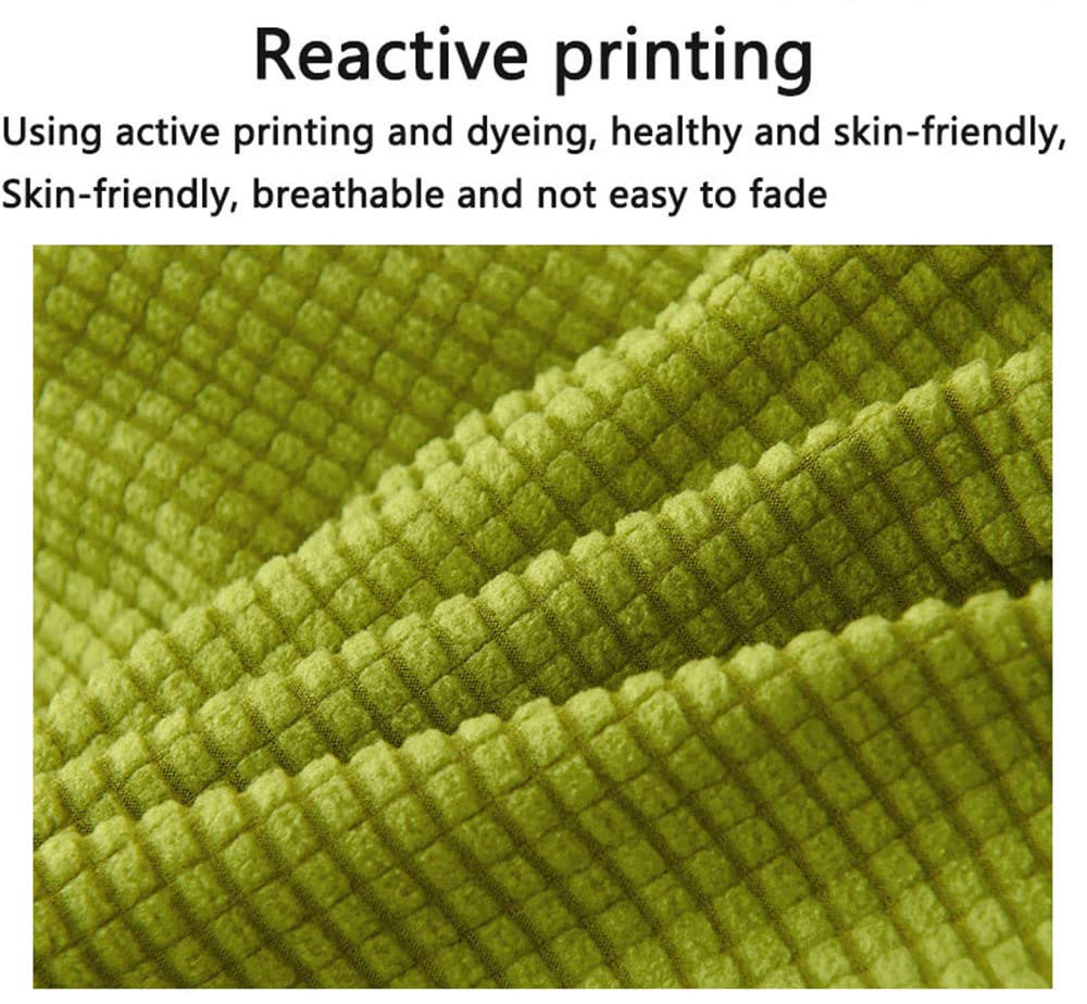 Funda de futón verde de alta elasticidad, protector antideslizante para sofás sin brazos, parte inferior elástica suave, apta para niños, lavable a máquina, se adapta a 130-155 cm, solución ideal para
