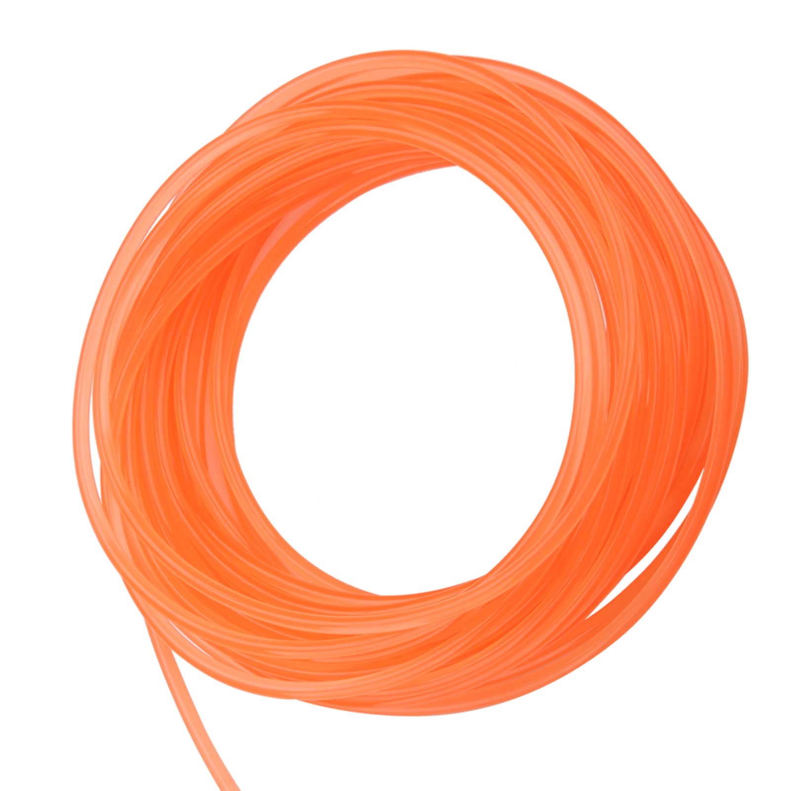 Correas redondas de uretano de alto rendimiento PU 5mm 10m para transmisión naranja