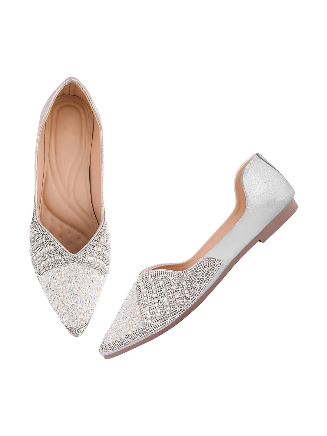 tryme Alluring Fashion Stylish Casual Comfortable Sole Mojari Voguish Jutti Attractive Design For Womens & Girls-picture-57