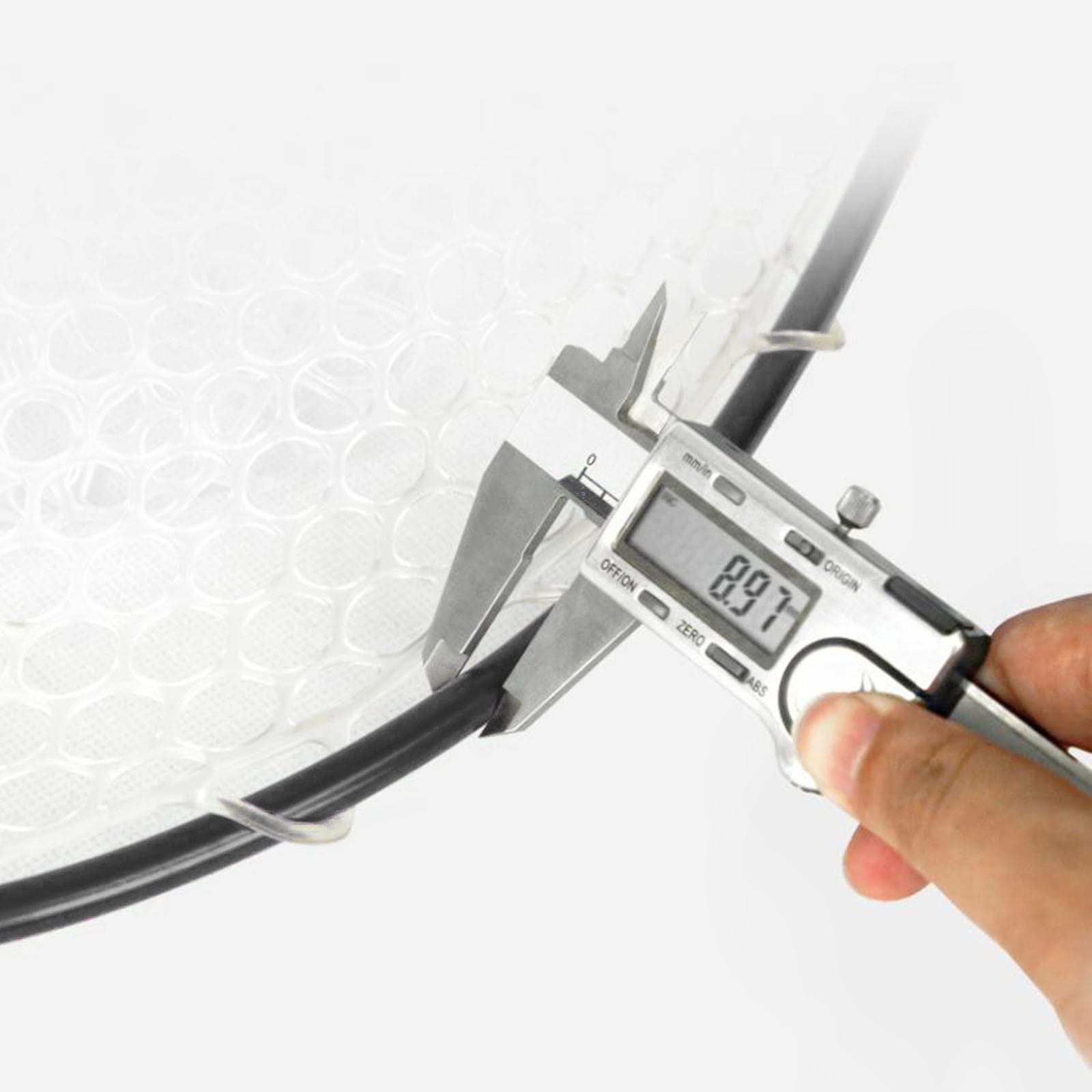 F Fityle Guadino Pieghevole - da Pesca Pieghevoli con Manico telescopico, Rivestimento in Silicone Resistente a Rete Senza, e Rilascio sicuri