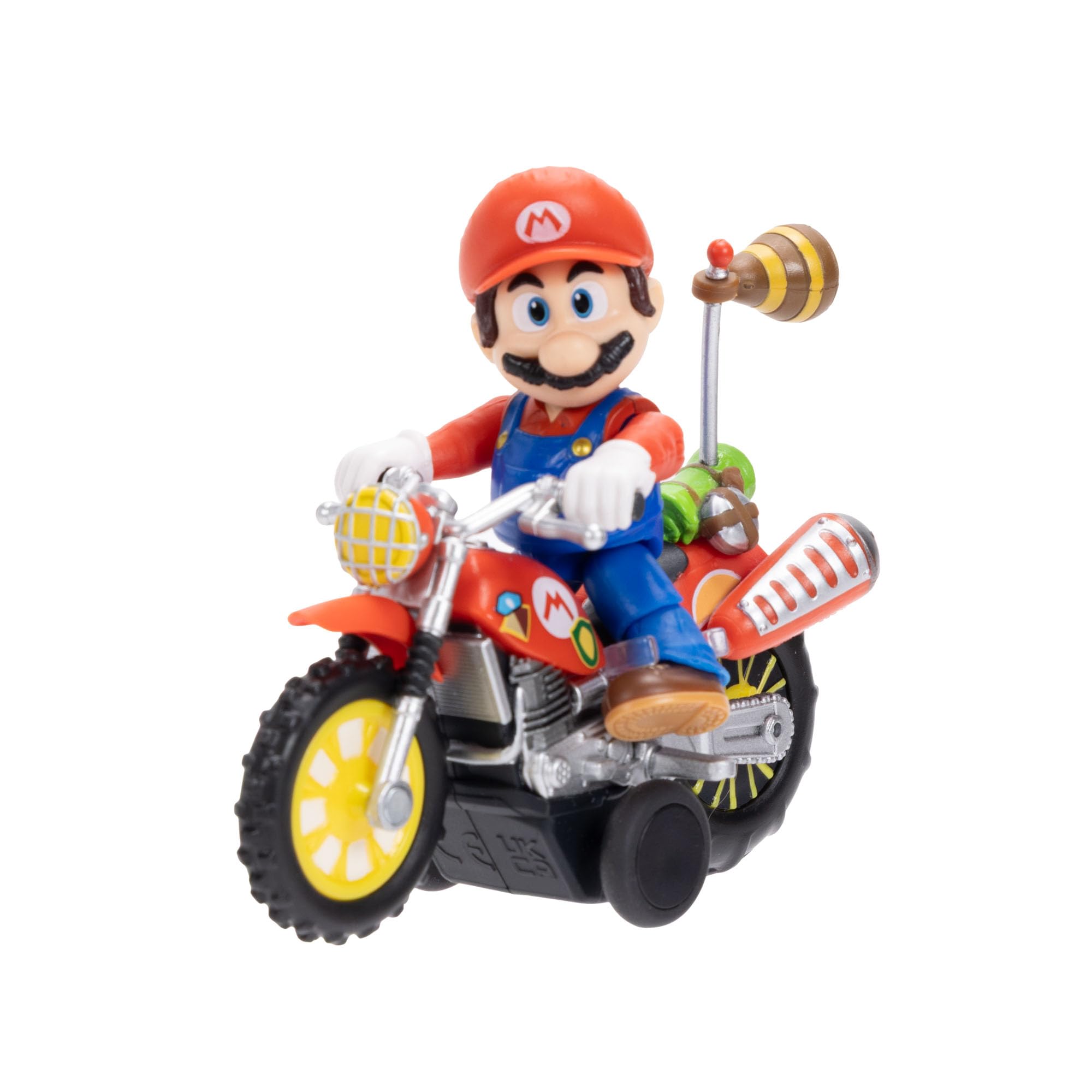 Film Super Mario Galaxy – Figurine 6cm avec Moto à rétro‑Friction – Mario - 3