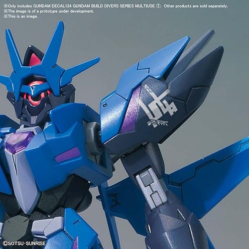 Miniatura 4 de Bandai Hobby - GD-124 Gundam Build Divers ReRISE Multi-Use 1, calcomanía Bandai Spirits Hobby (2587848)