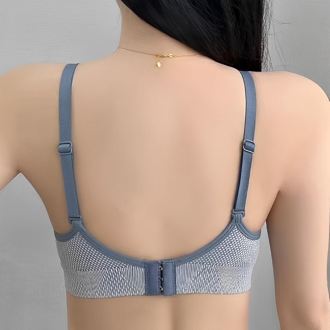 Teen Girls Training Bra Cotton Wire Free Adjustable Straps Breathable Bras 6 Pack - Image 3