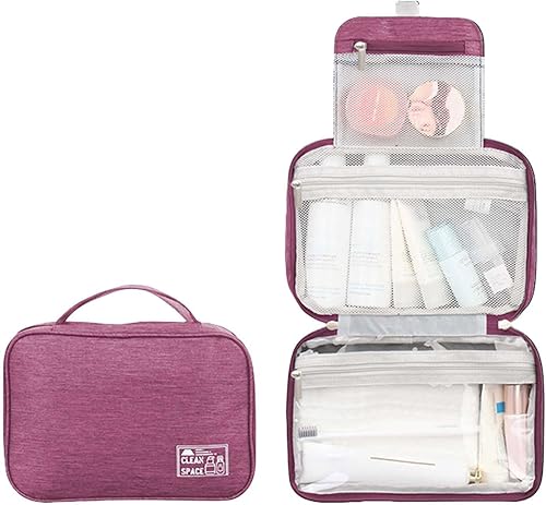 Miniatura 8 de KELINFONG Juego de neceser para mujer, para accesorios, bolsa de maquillaje, artículos de tocador de agua, contenedor de champú, artículos de aseo