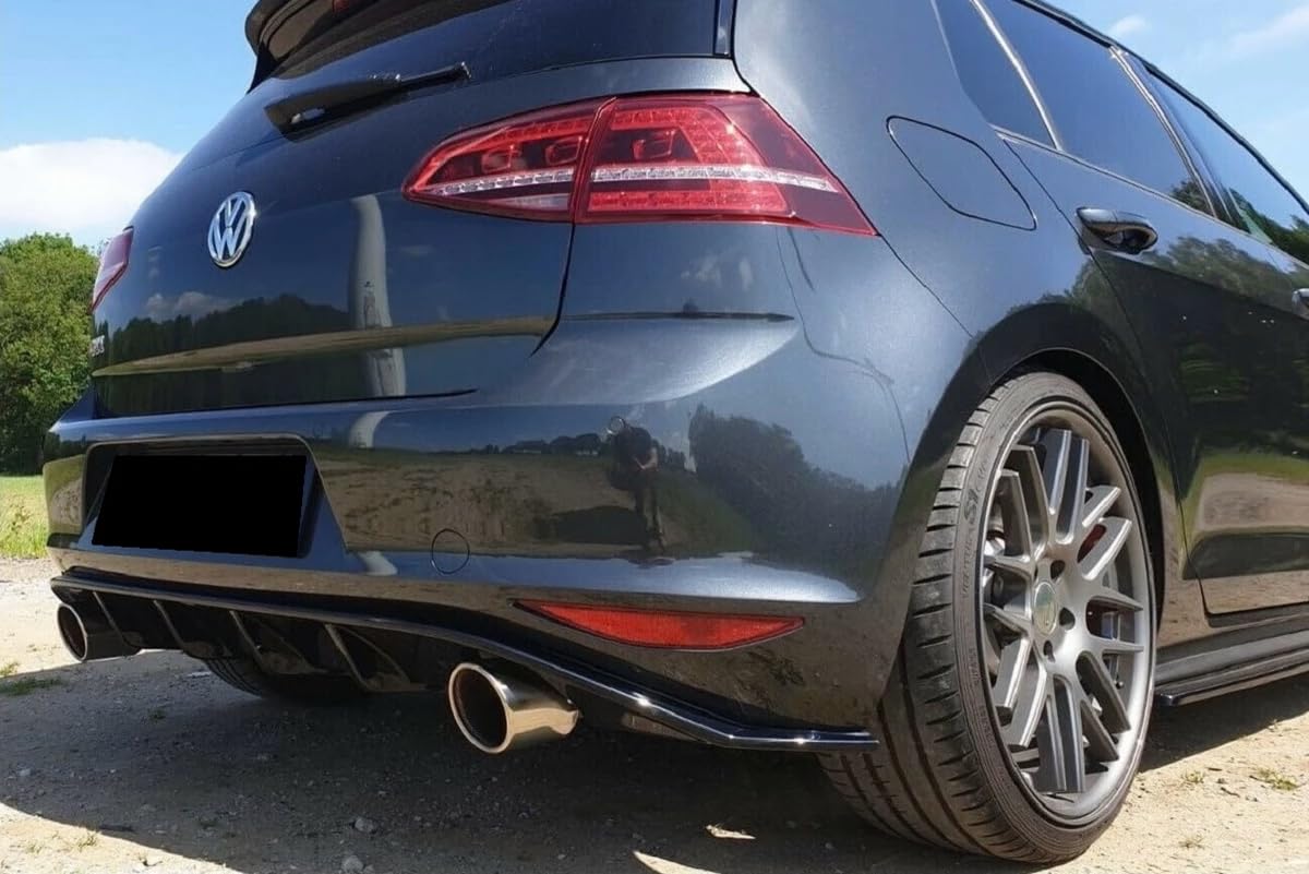 Maxton Design Heckdiffusor für VW Golf 7 GTI/GTD/Standard 2012-2016 Hochglanz schwarz
