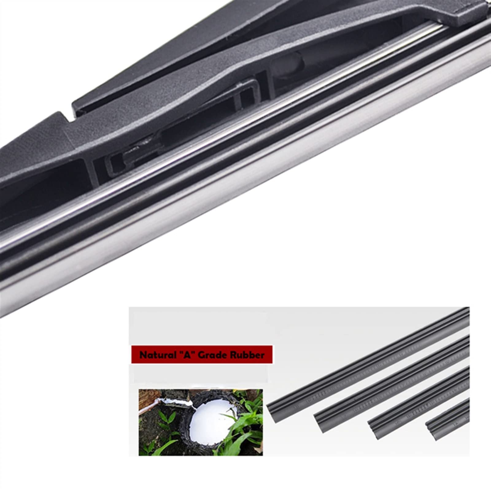 WITTSY Parti Tergicristalli 12 "Spazzola Tergicristallo Posteriore Parabrezza Auto Parabrezza Tergicristallo Posteriore per Peugeot 107 2005-2008 2009 2010 2011 2012 2013 2014