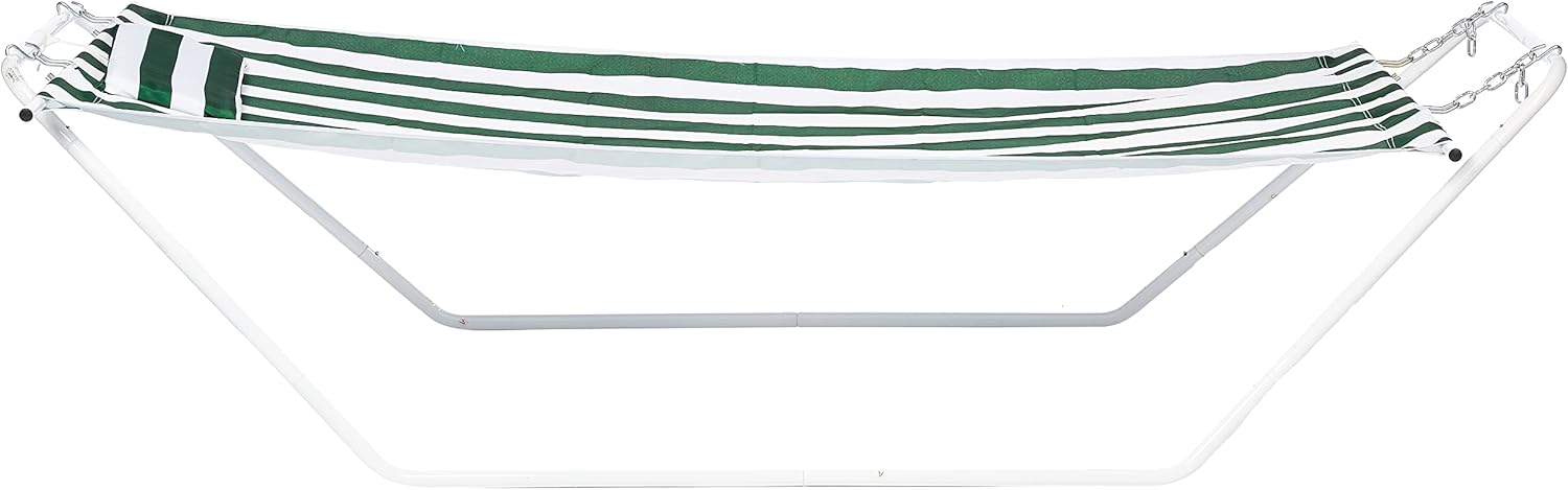 Texsport Seadrift Hammock with Pillow and Stand Included Easy Set Up : Patio, Lawn & Garden