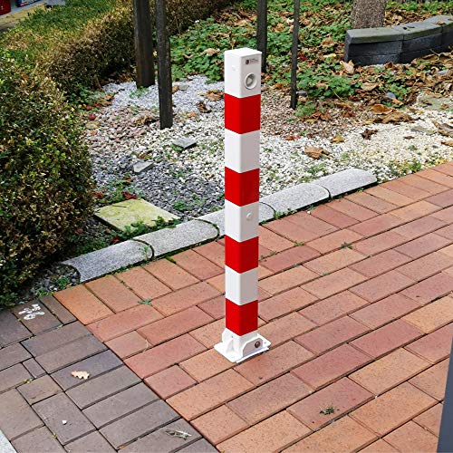 Parkplatzsperre UVV UVAP7050 aus feuerverzinktem Stahl, klappbar