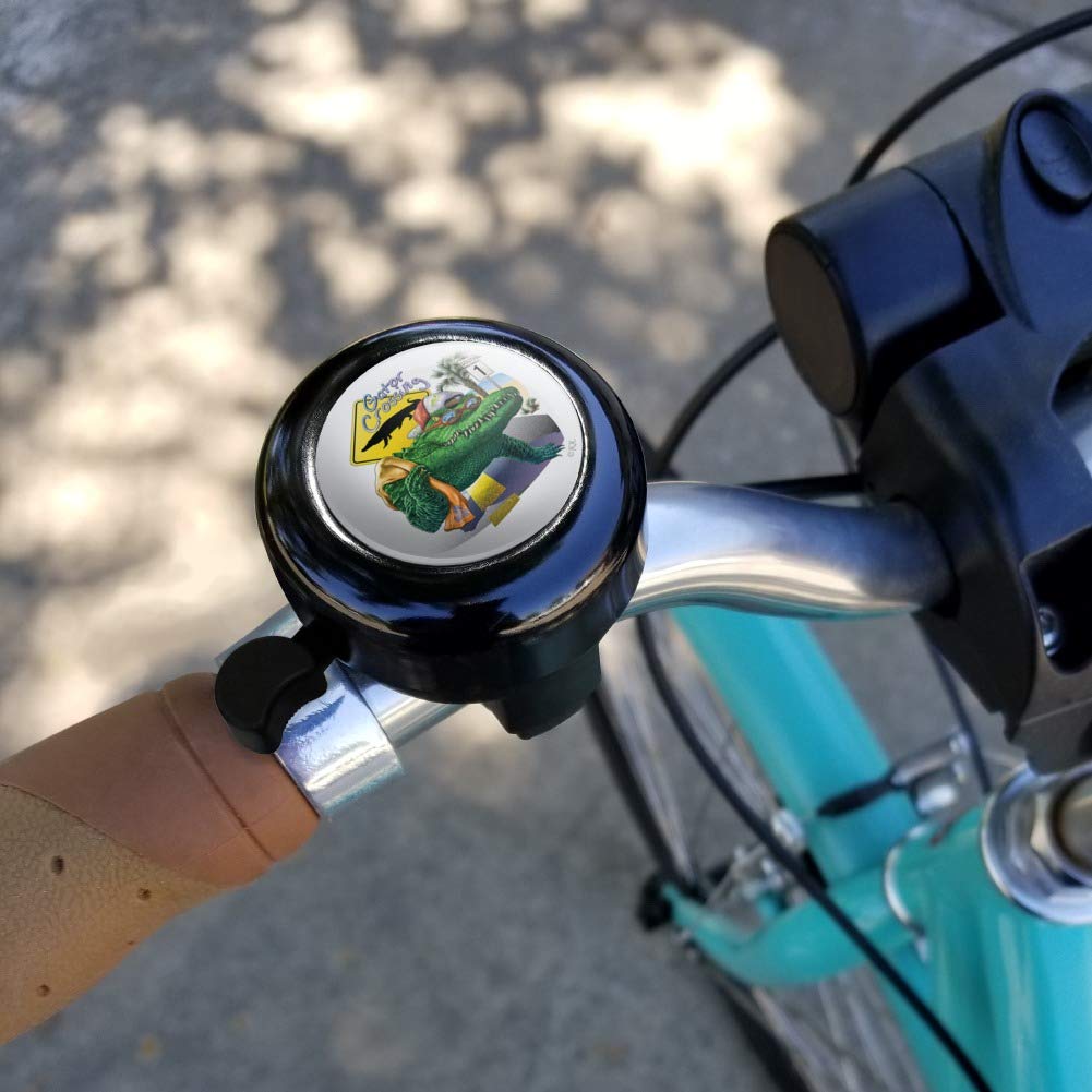 GRAPHICS & MORE Alligator Gator Crossing Sunglasses Vacation Bicycle Handlebar Bike Bell
