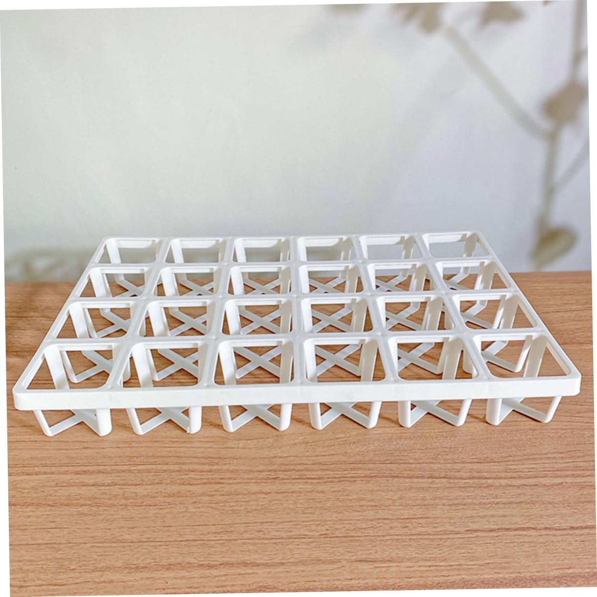 Toddmomy 6pièces Support Pour Pots De Pépinière Étagère Pour Plateaux De Germination Supports Carrés Pour Pots Cultivés Pour Serre Et Rempotage Optimise Espace Jardinage