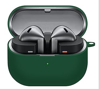 GIOPUEY Cover Compatible with Samsung Galaxy Buds 3/3 Pro, Cilicone Case, Ultra-Slim Case Cover, Shockproof, Scratch Resistant – Army Green