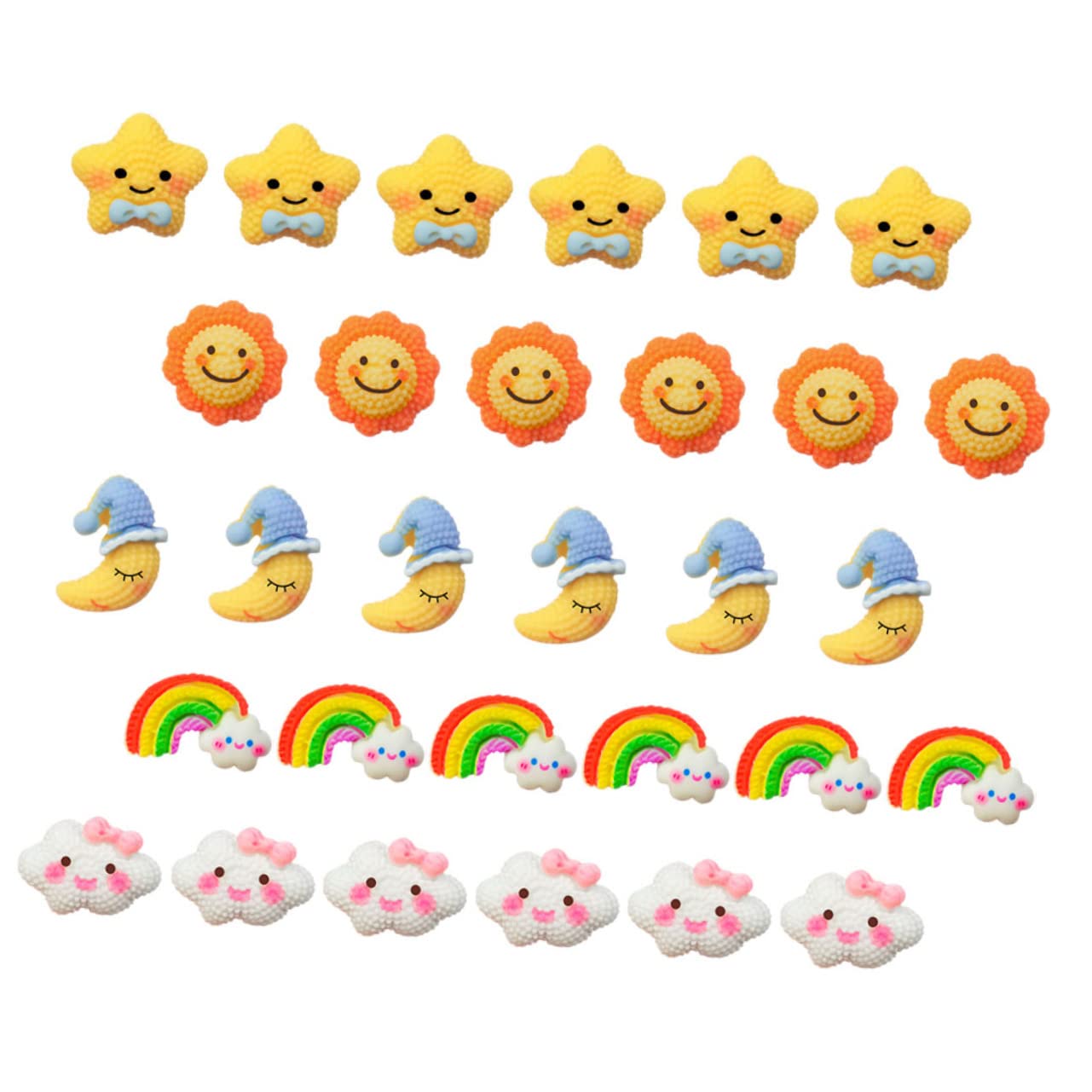 SHINEOFI 90stücke Wanddekorations-pinnnadeln Niedliche Resin-pushpins Mond Und Sternenform Dekorative Stecknadeln Für Pinnwände Korktafeln Und -projekte
