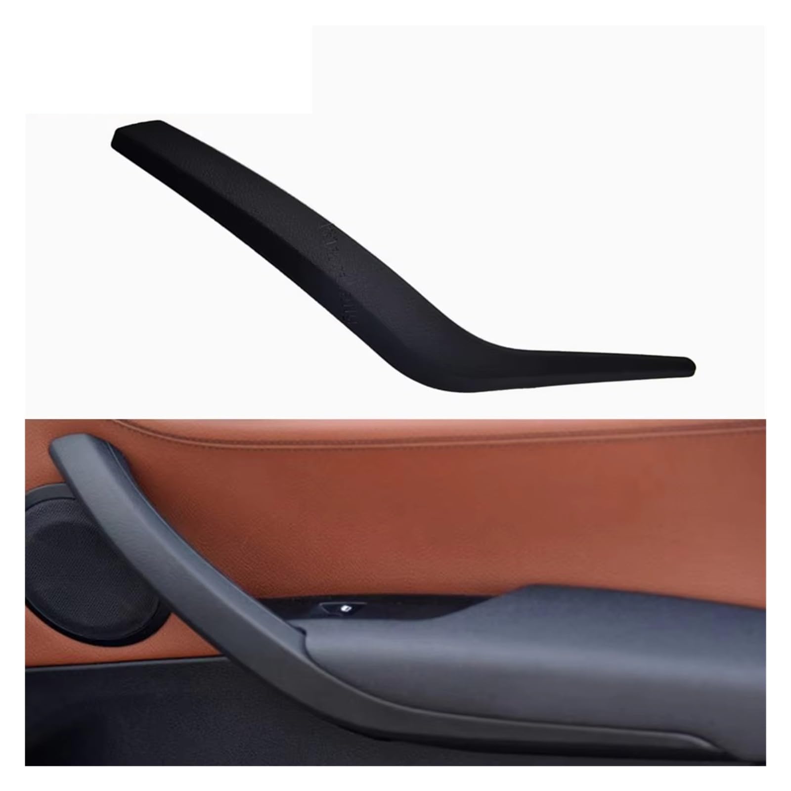 Eshgtuo Black Right Interior Door Handle Replacement Upgraded Left Right Interior Door Pull Handle Armrest Outer Cover Trim For Bmw For X1 E84 2010-2016 Interior Door Pull Handle Trim(Black Right)
