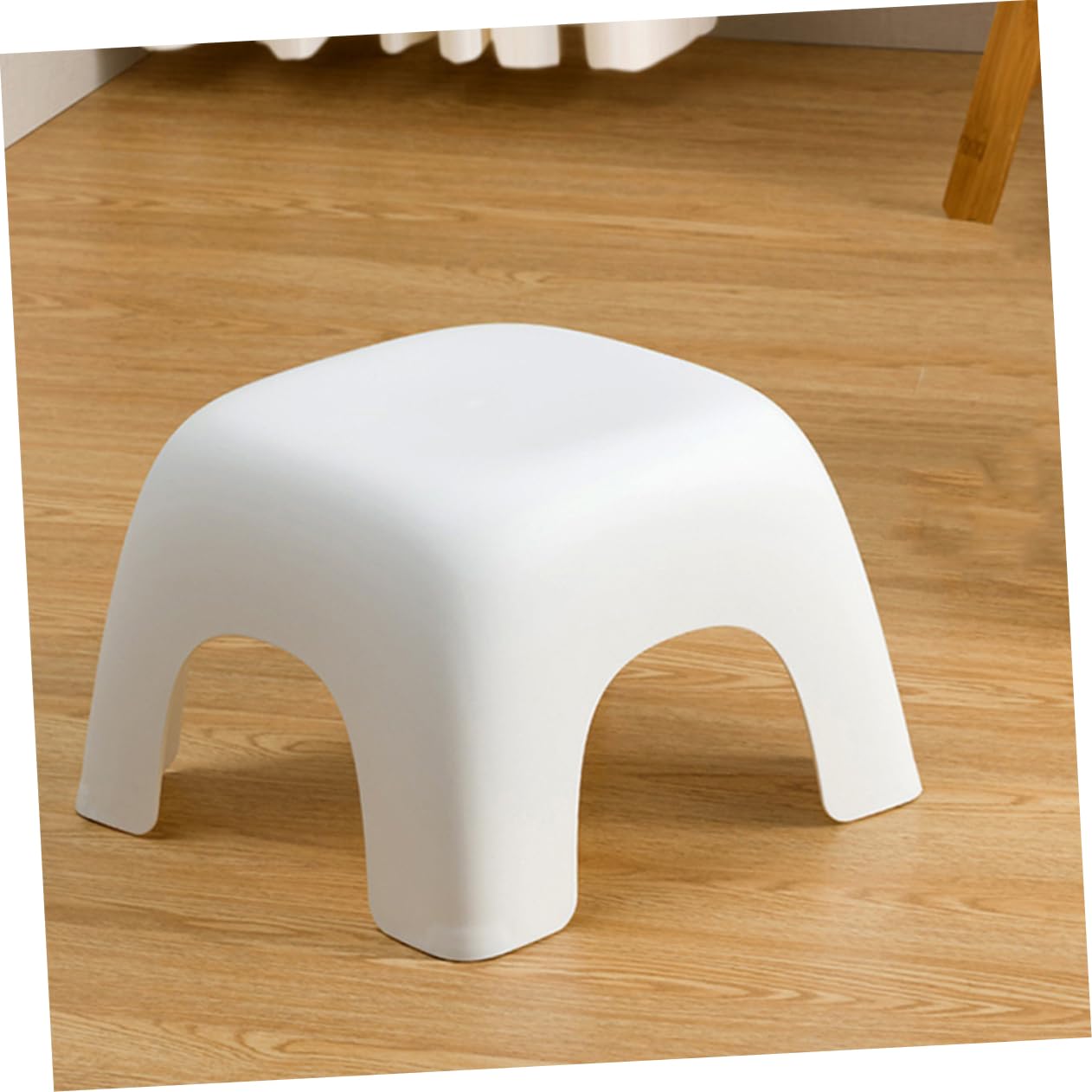 BUTIFULSIC Foot Stool for Office and Home Plastic Footstool Bathroom Footstool Nonslip Bottom