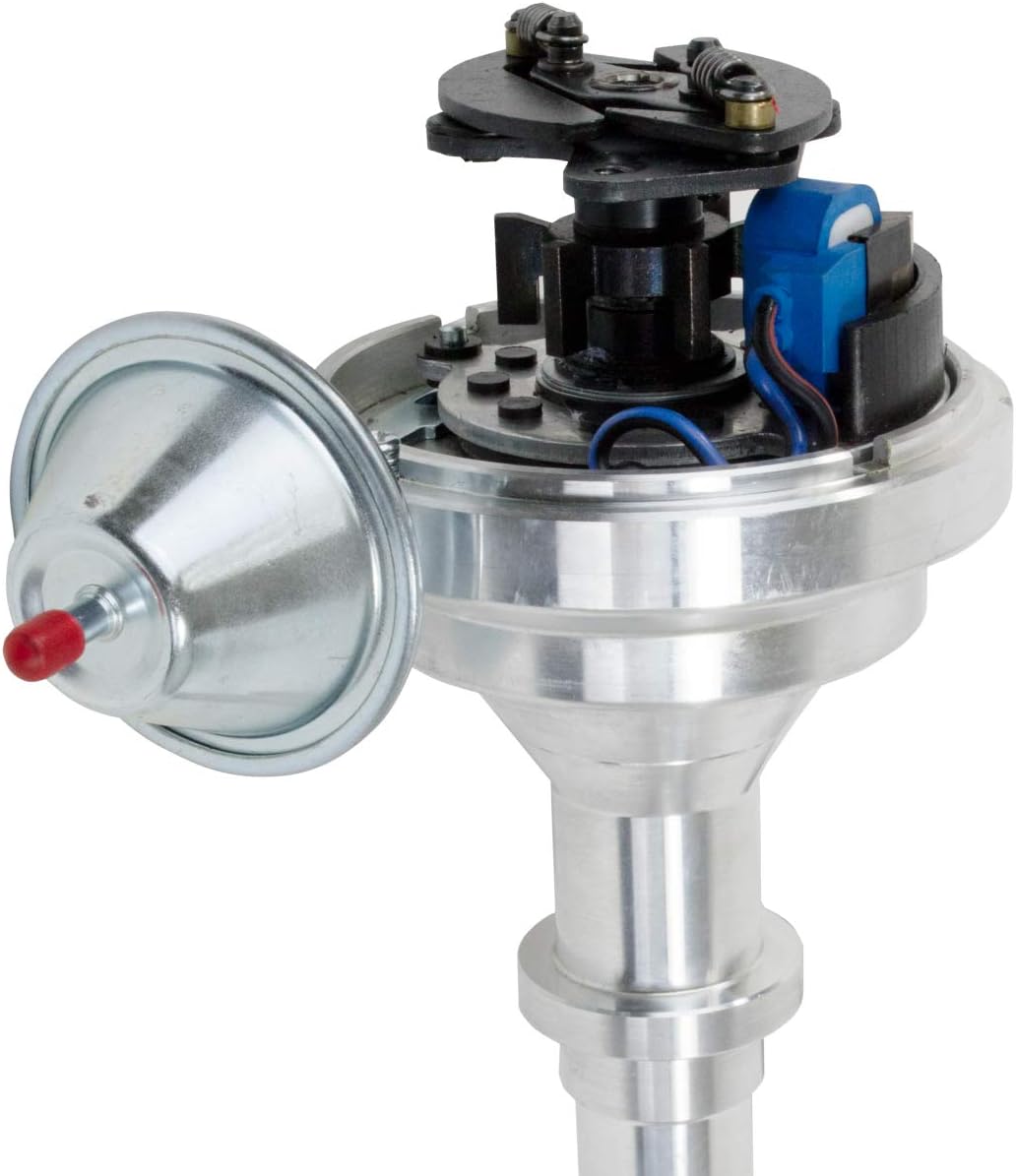 Top Street Performance Pro Series Ready to Run Distributor for Chevy 90° V6 262 4.3L - Black