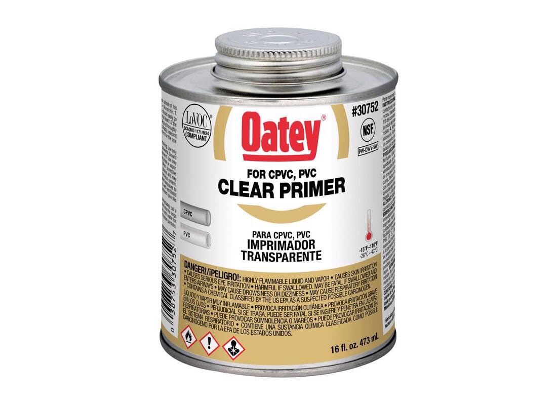 16 OZ Clear Primer - NSF Listed (30752) (24/Each)