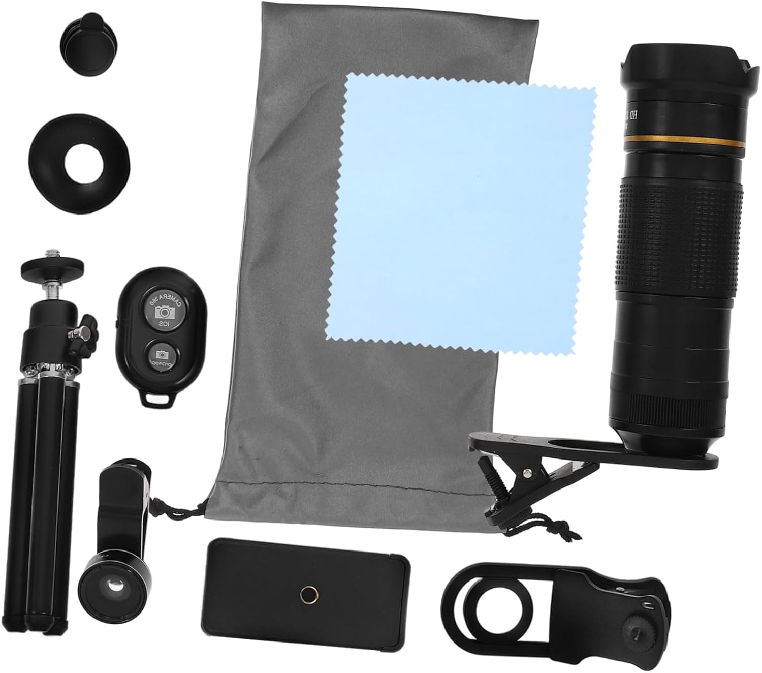 Phone Telescope Lens Phone Telephoto External Lens Professional Photo Kit