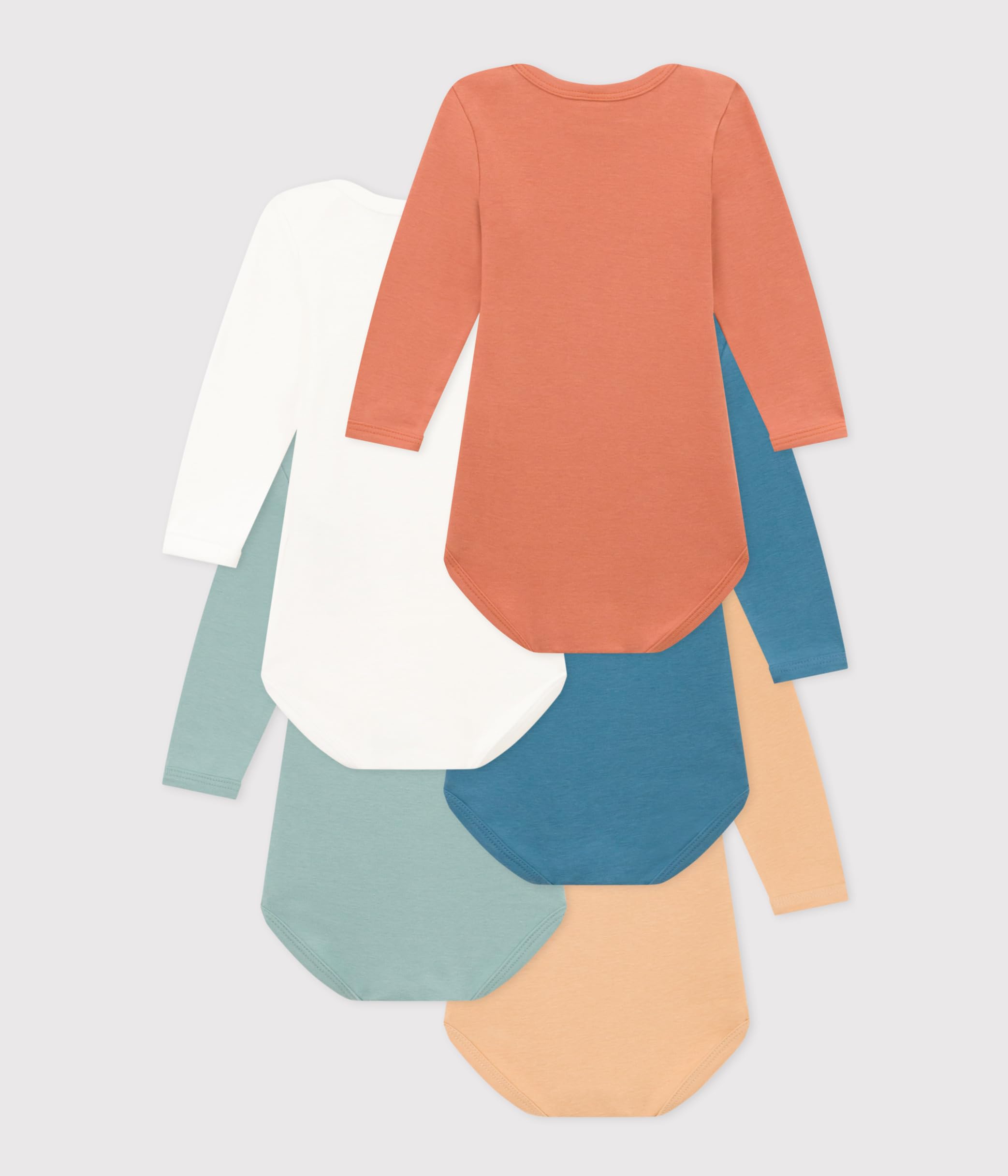 Petit Bateau body w paski z długim rękawem Unisex dziecko, Wariant 1, 18 miesięcy